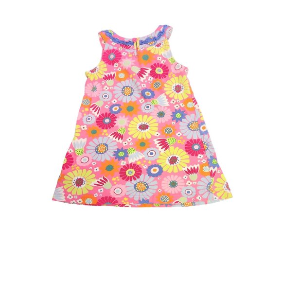 Hanna Andersson Girls 3T Multicolored Floral Sun Dress 2158 - Picture 2 of 6